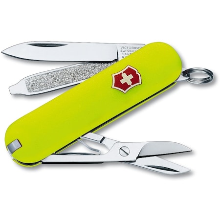 Swiss Army Brands Victorinox 56208, Classic Sd Stayglow, Clam Pack Small, 58Mm VIC-2.6223.808R-X2